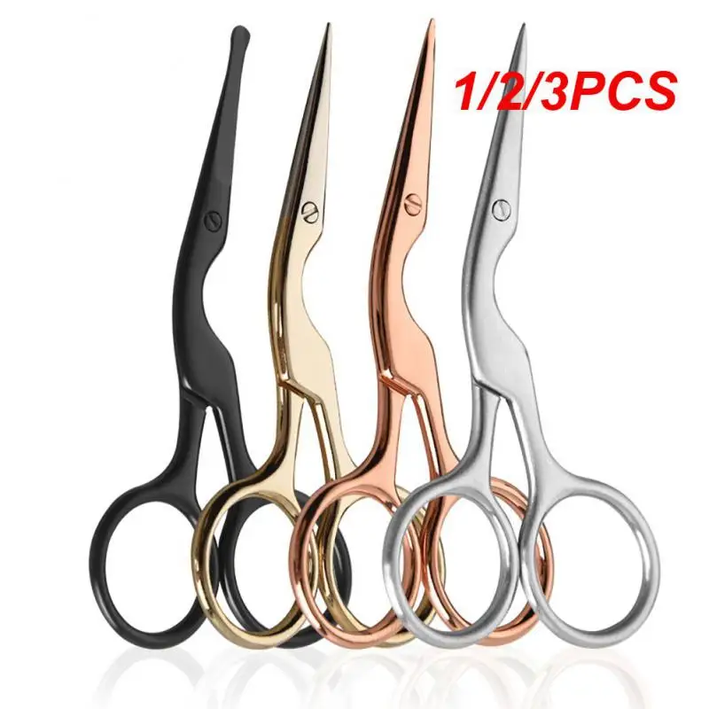 1/2/3PCS Retro Stainless Steel Sewing Scissors Tailor Embroidery Yarn Shears Needlework Clippers