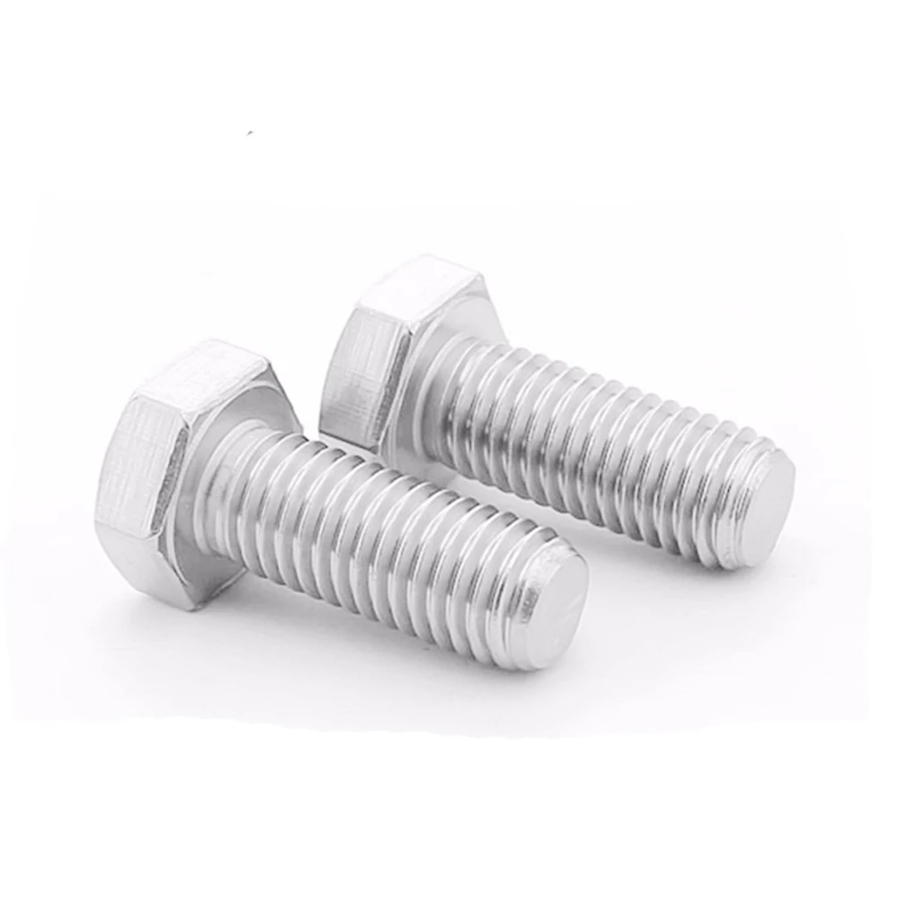 【Exclusive】 5-100Pcs/Lot Aluminium Alloy M5M6M8M10M12M16 Hexagon Bolt Din933 Mountain Bike Antirust Hexagonal Screw.