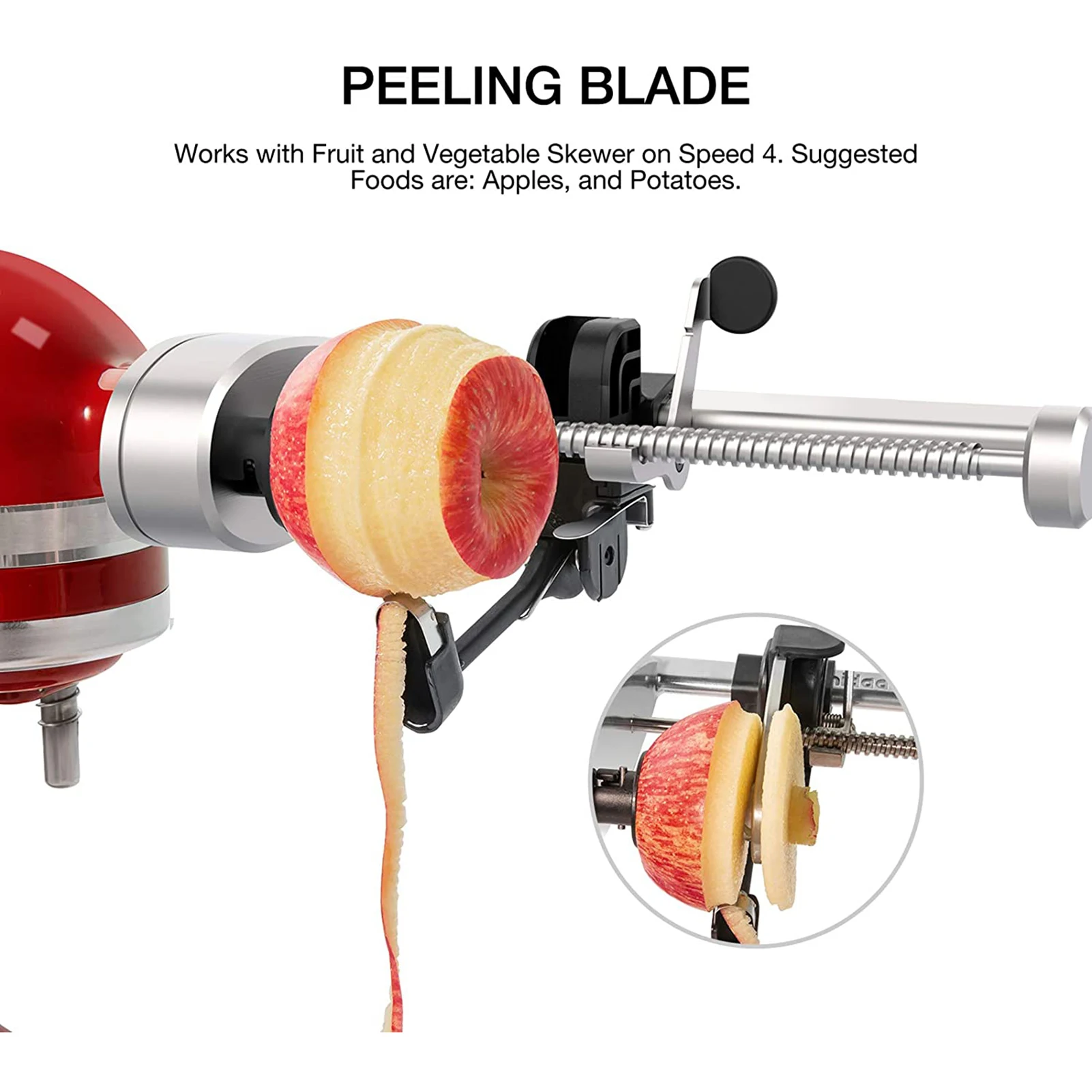 kitchenaid spiralizer skewer