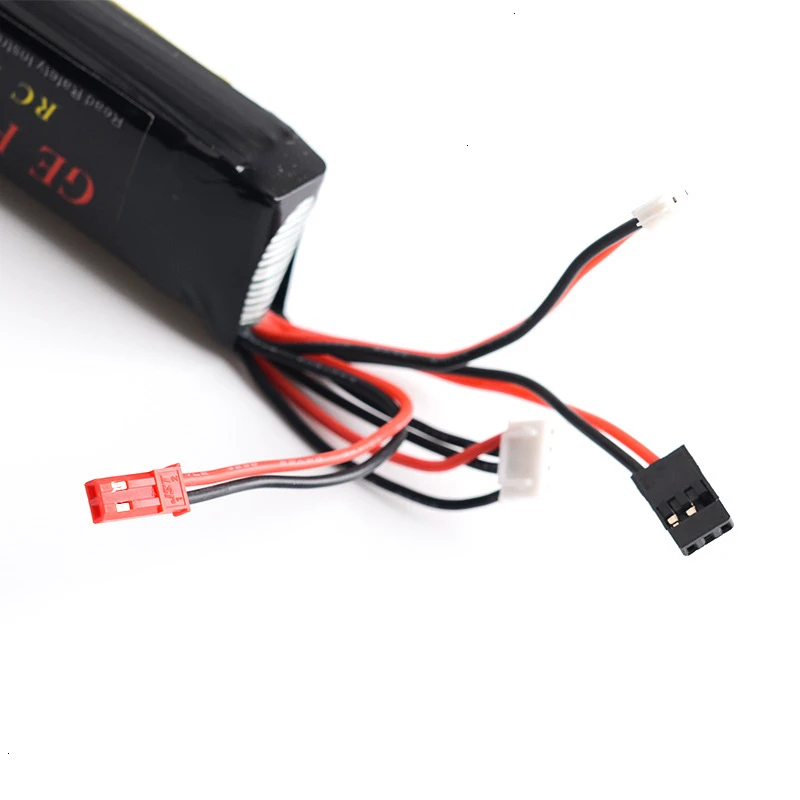 Profil de la batterie Lipo 11.1V 2200mAh 8C, étiquette avec spécifications techniques pour émetteur WFLY9