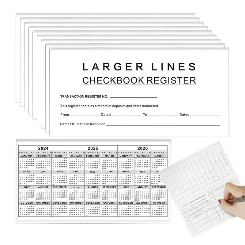

Check Register Low Vision Business Ledger Checkbook Ledger For Checking And Saving Account Deposit And Credit Card