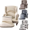 Wing Chair Slipcovers 2 Pieces Stretch Spandex Wingback Chair Covers Sofa Slipcover Printing Wingback Armchair Slipcovers 1