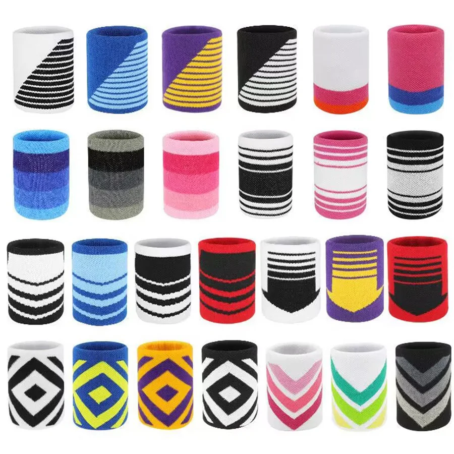 1Pc Wrist Support Polyester Cotton Unisex Adults Kids Sport Sweat Band Wrist Protector Gym Running Safety Guard Brace Wrap sports wristbands