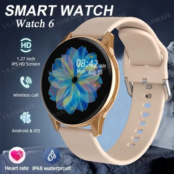 2025 New Women SmartWatch Bluetooth Call Lady Watches Sport Waterproof Heart Rate Sleep Smart Watch for Women Present Gift 1