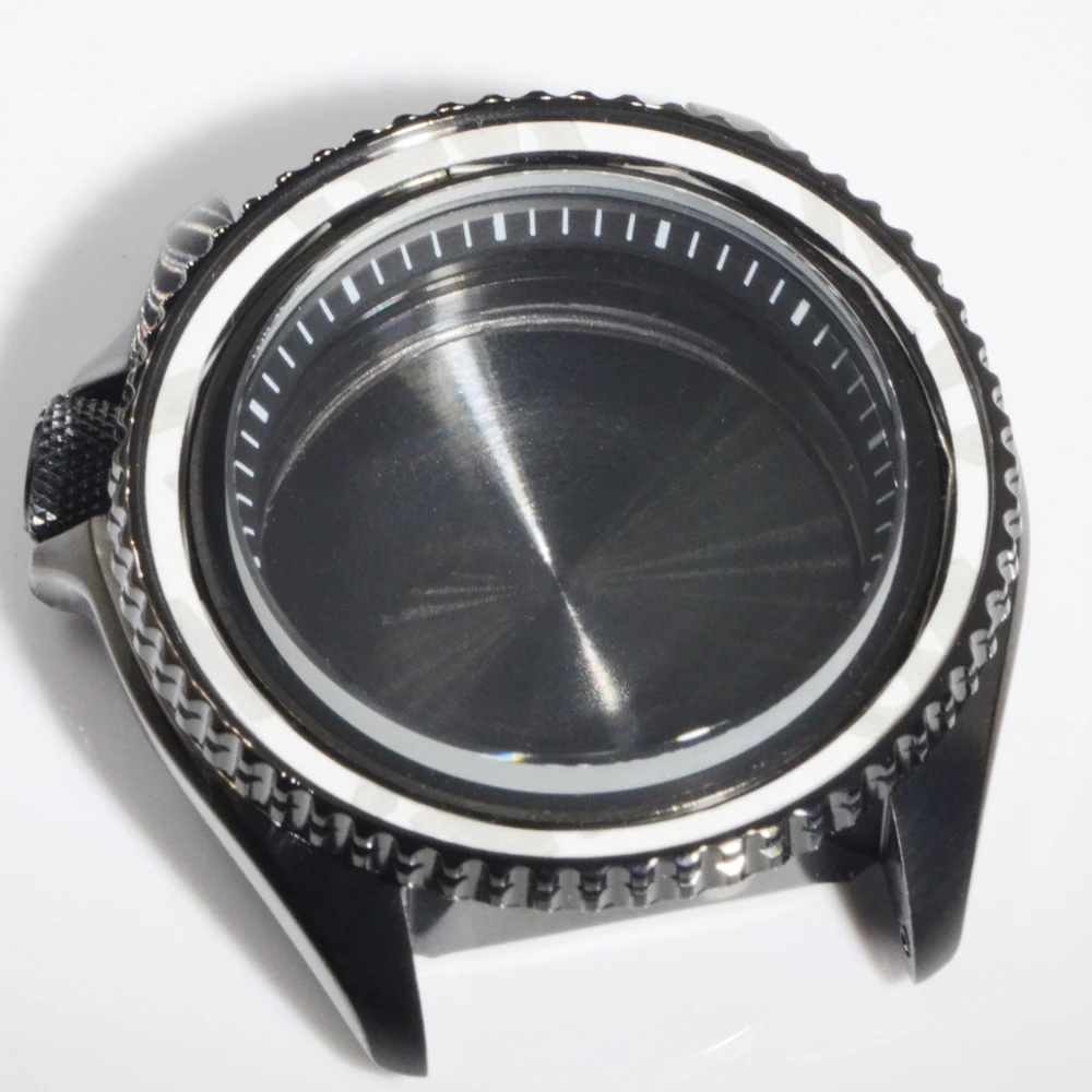 Enhanced 40mm Premium Watch Case with Mineral Glass for Bezel and Mod Accessories