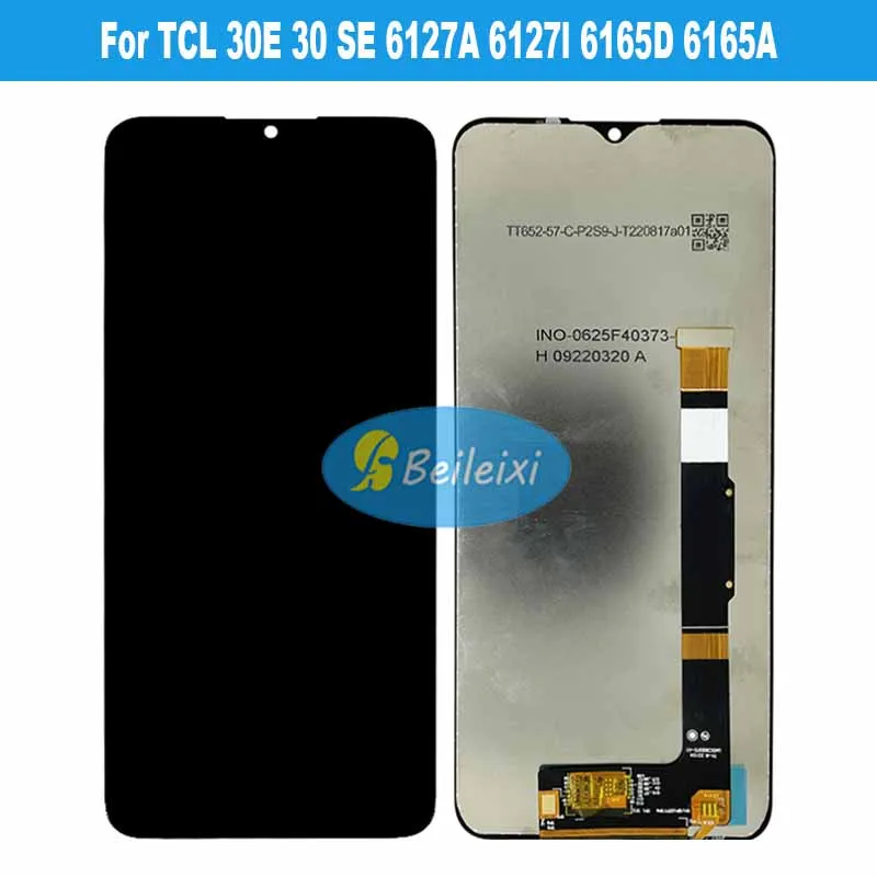 DISPLAY LCD VETRO TOUCH SCREEN SCHERMO PER TCL 306 X668 6102H NERO