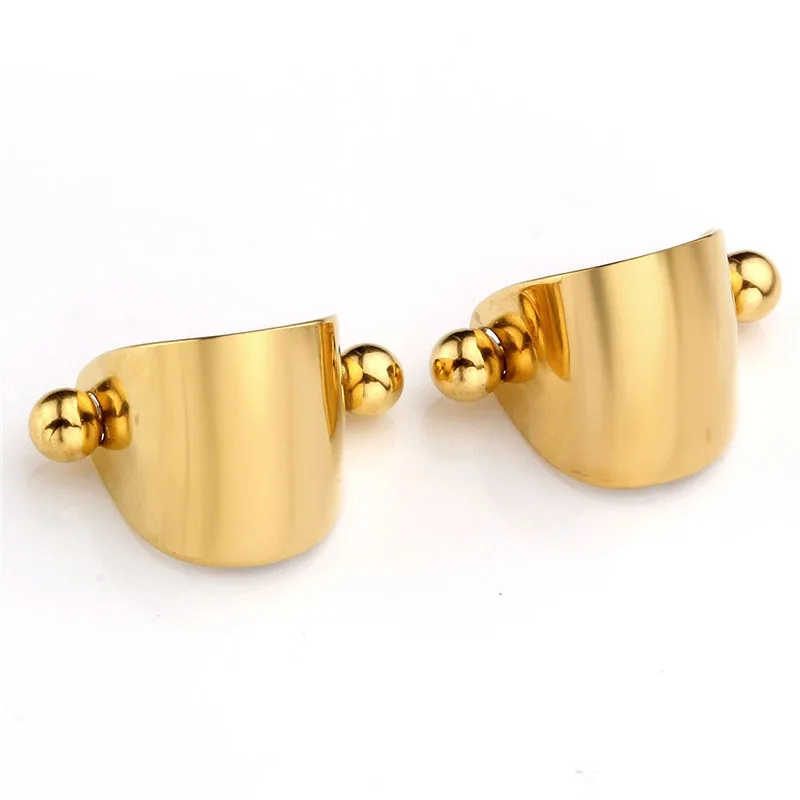 16G Stainless Steel Ear Piercing Horseshoe Shield Cuff Ear Helix Cartilage Cuff Ring Earrings Body Jewelry Piercing