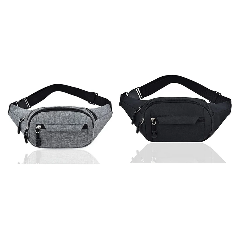 

Large Fanny Pack For Men&Women, Crossbody Waist Bag & Hip Bum Bag With Adjustable Strap For Outdoors Workout Traveling