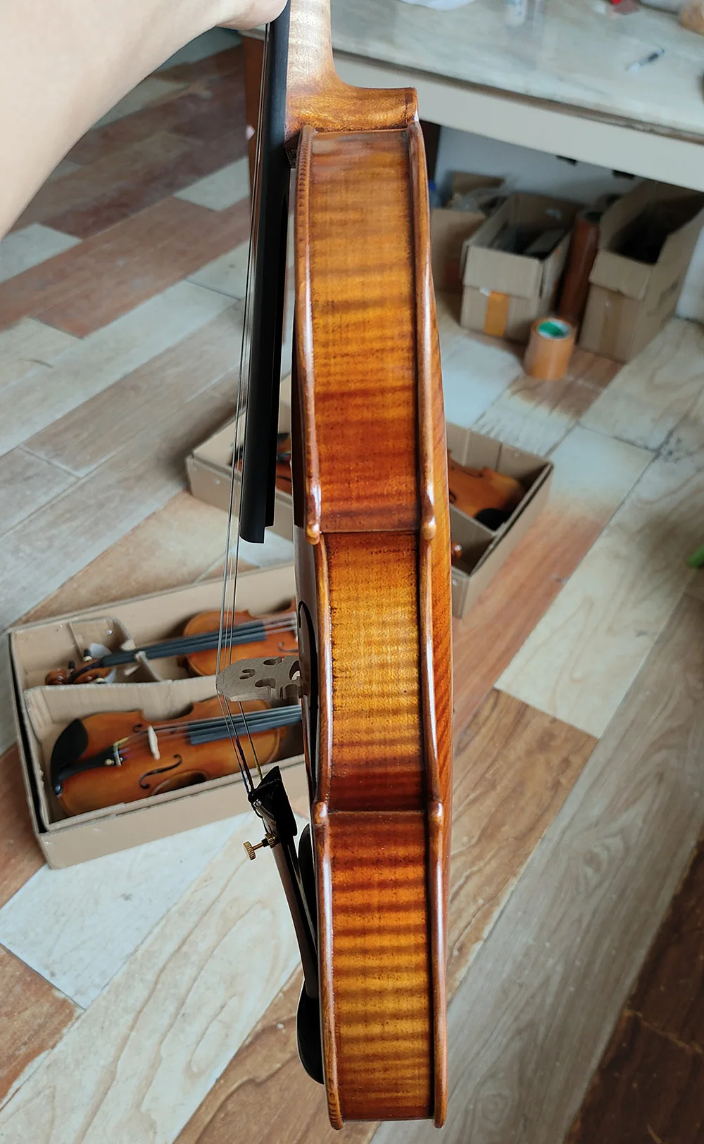 SELECTED Copy of Lord Wilton Professional Violin 4/4 Size #3581 Stradivarius Violine Hand Made Oil Varnish European Spruce