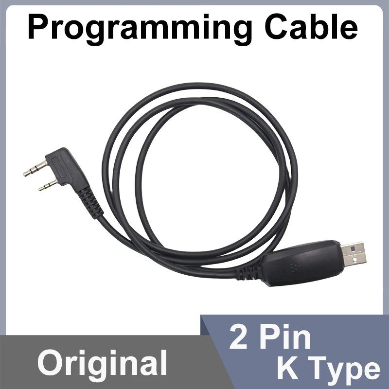 USB Programming Cable Quansheng UVK5 UVK6 5RPlus Baofeng 18Pro 13Plus 17Plus V2 Programming Cable CD Software Radio Accessories 3