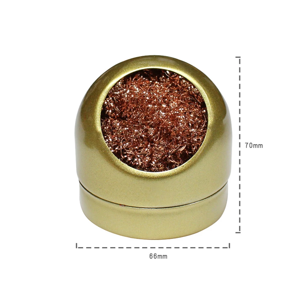 Soldering Iron Tip Cleaner Soldering Iron Tip Cleaner Desoldering Cleaning Ball Welding Soldering Iron Mesh Filter Metal Wire Stand Steel Ball Tin Remover