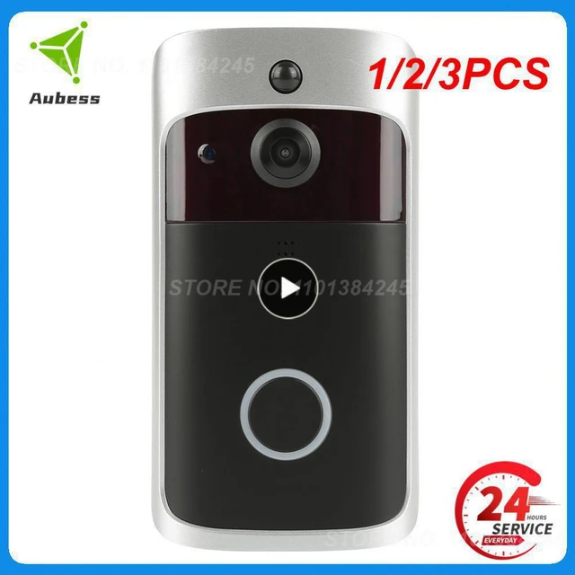 Aosu Wireless Motion Detection Smart Doorbell Camera w/ Microphone (2 Pack)  