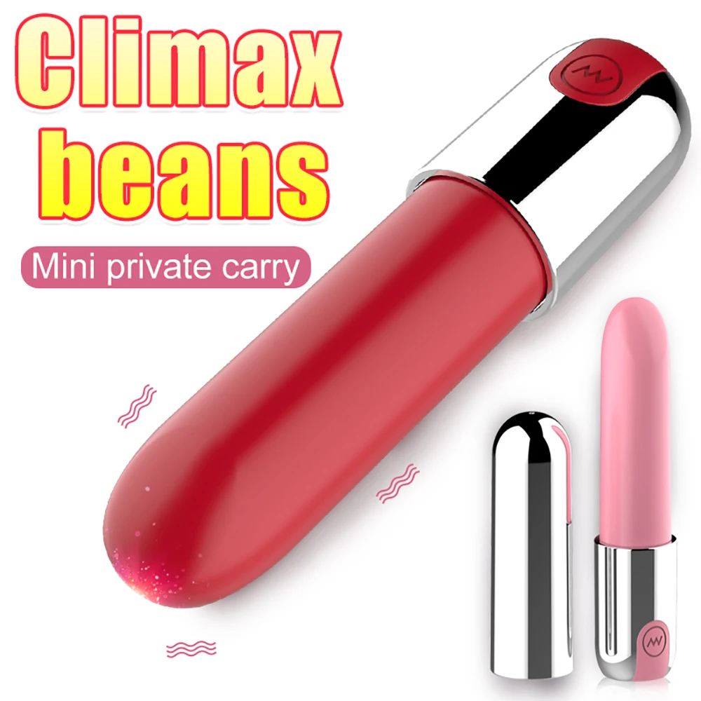 Mini Women Lipsticks Vibrator Electric Vibrating Bullet Jump Egg Waterproof Bullet Clitoris Stimulator Massage Sex Toy For Women