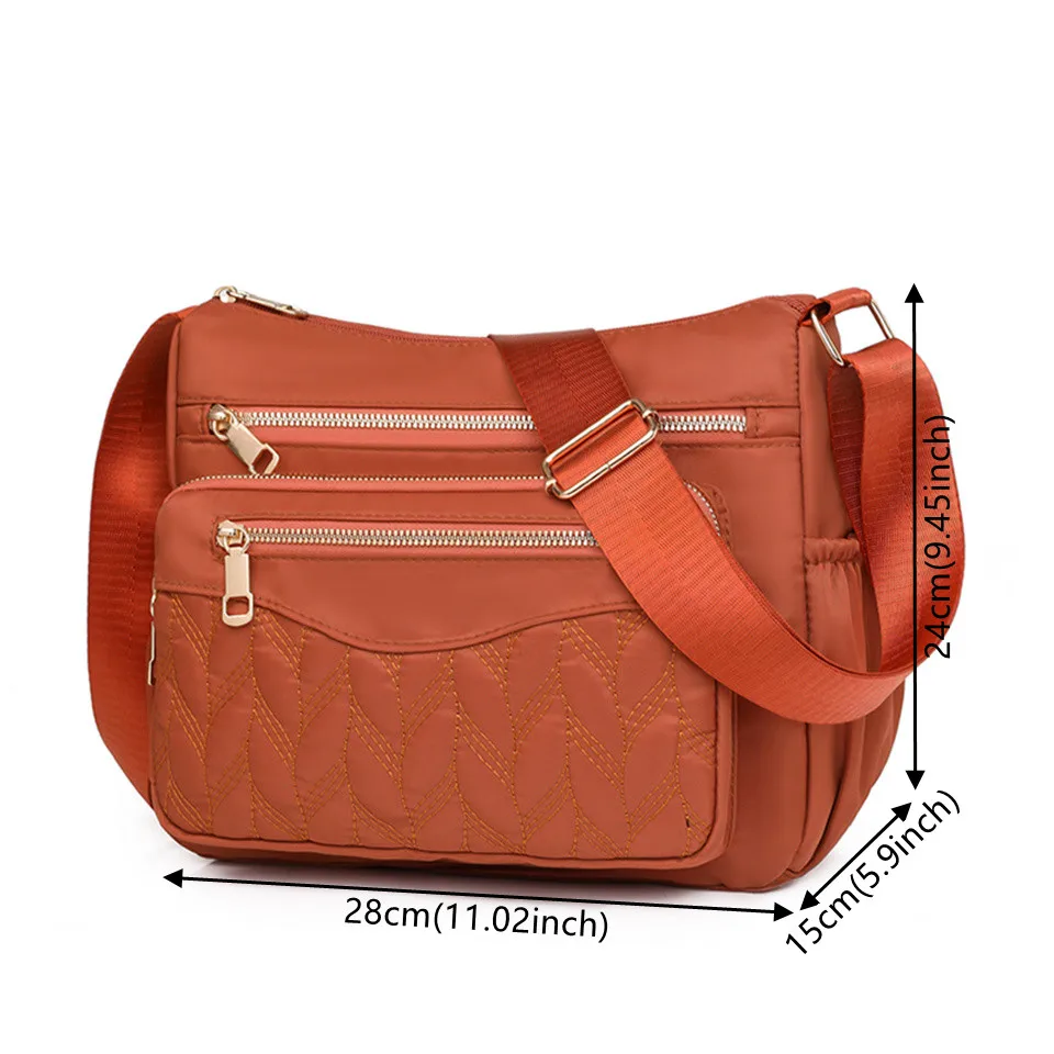 Women Shoulder Bag Casual Nylon Handbags Female Messenger Bag Tote Vintage Lady Crossbody Bag