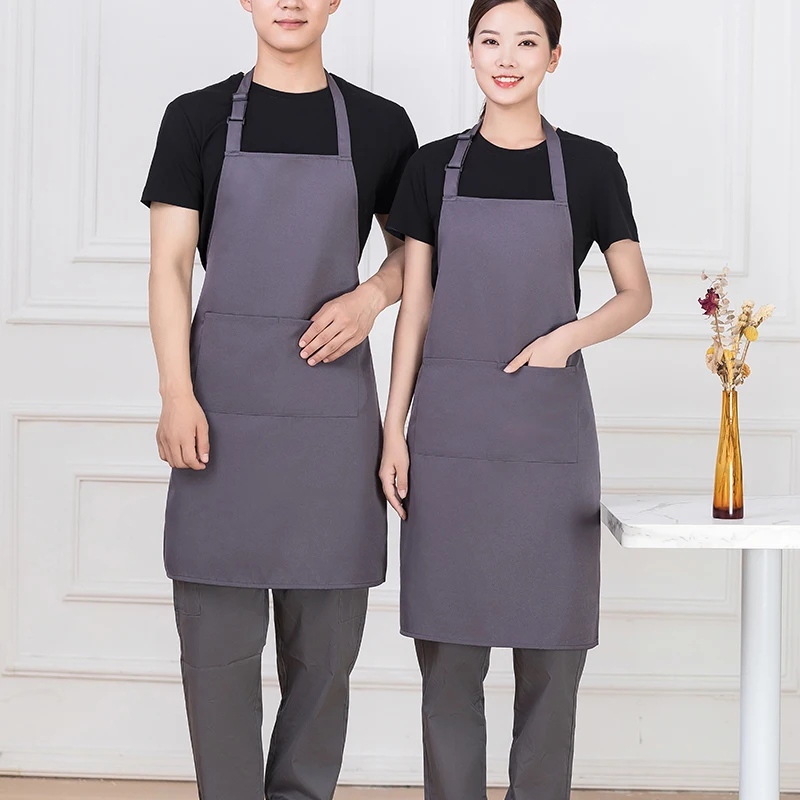 Adjustable Bib Apron with Pockets For Women Men Kitchen Apron cook apron,cooking apron,mens apron