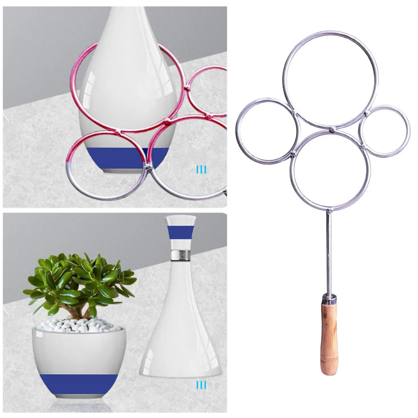 Metal Hot Glass Bottle Cutter Art Wedding Cutting Tool for Vases Wine Bottle Living Room DIY