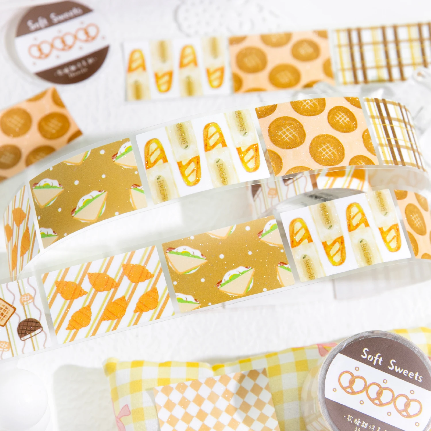 Aesthetic Washi Tape Set for Scrapbooking and Decorative Stationery