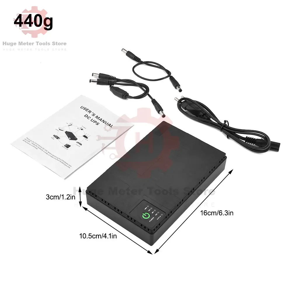 UPS 10400mAh Sine UPS Battery Backup 5V 9V 12V 2A 15V 24V 1A Uninterruptible Power Supply Battery Backup Unit EU Plug uninterruptible power supply portable ups mini ups