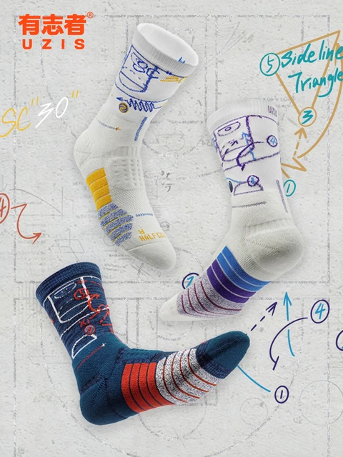 Basketball Socks  Sports Socks - Professional Basketball Socks Knee High  Towel - Aliexpress