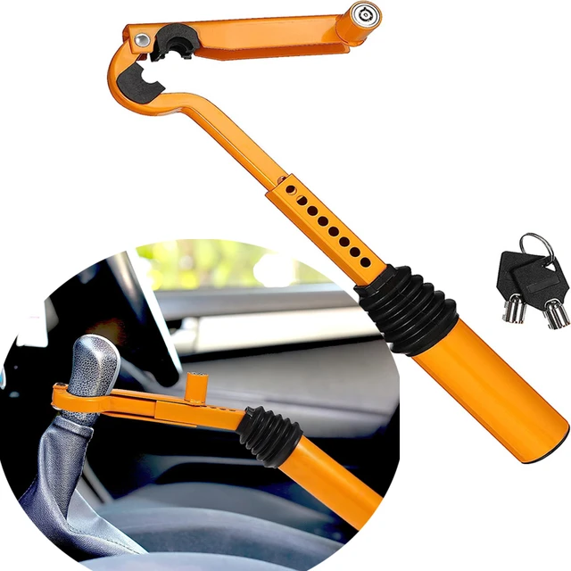 Bloqueo de palanca de cambios de freno de mano para coche, 1 piezas, antirrobo, automático, se adapta a coches manuales y automáticos, camión, furgoneta, SUV