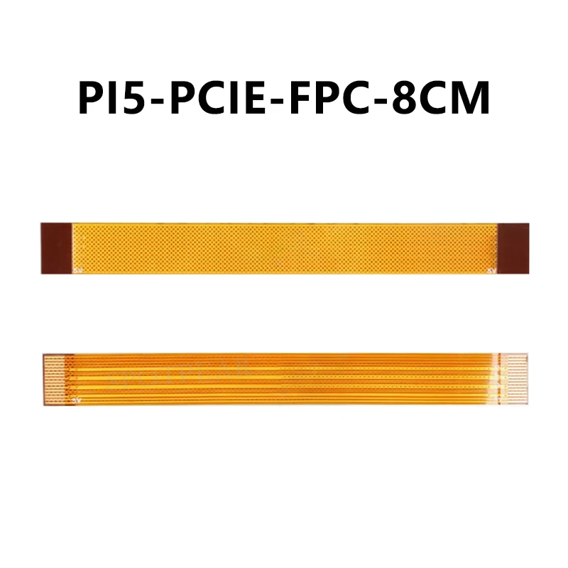 Raspberry Pi 5 PCIE FPC Cable With 90R differential matching Higher Speed Optional 3CM 4CM 5CM 8CM for M.2 NVMe SSD