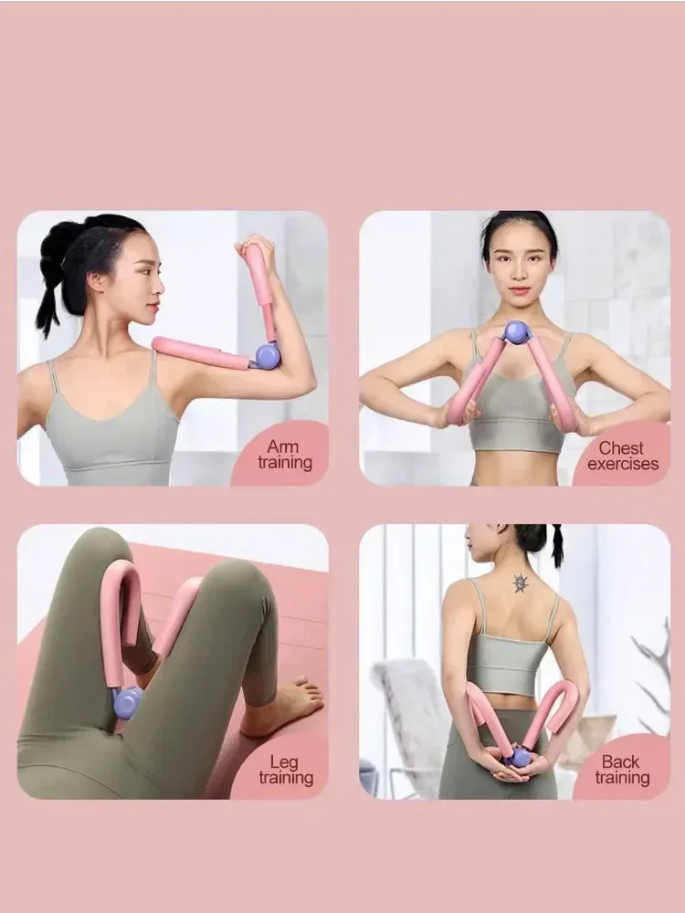 Pelvic Floor Trainer Exercise Equipment For Inner Thighs Postpartum Use & Hip Line Corrector For Home Gym Yoga