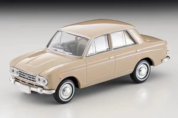 TAKARA TOMY TOMICA Datsun Bluebird 샴페인 화이트 합금 압축 미니어처 모델, 성인 장식, 1:64 TLV LV-65d/205a