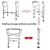 Toilet Safety Armrest Frame for Pregnant Women Elderly Disabled Help Stand-Up Frame Without Punching Foldable Toilet Armrest 3
