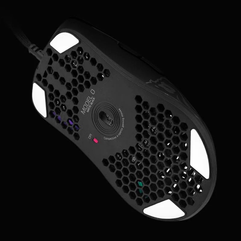 1 팩 Esports Tiger ICE V2 버전 마우스 스케이트 영광스러운 모델 O 화이트 글라이드 커브 에지 용 마우스 피트