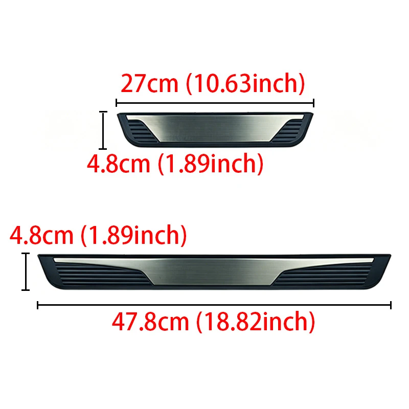 Chery Tiggo 7 PHEV Door Sill Scuff Plates (4-Piece Set) view 5