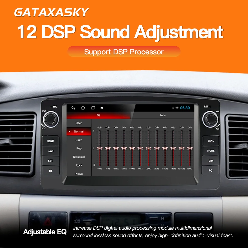 Car Multimedia Player Radio Video Carplay for Toyota Corolla Altis E120 2000-2006 F3 2003-GPS