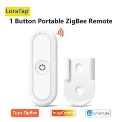 ZigBee 3.0 Wireless Push Button Remote for Smart Home Automation (1 Button Remote)
