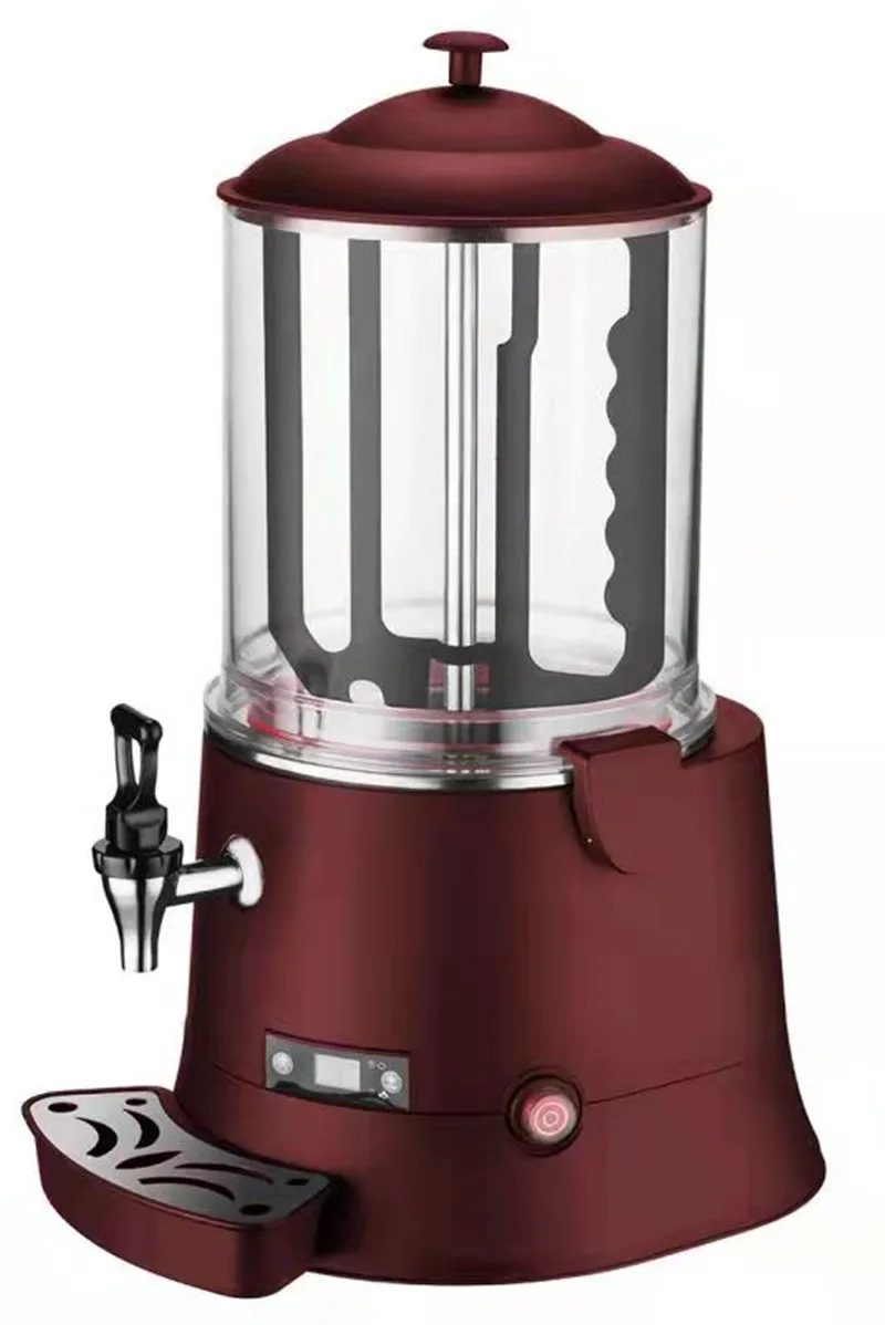 Commercial Hot Chocolate Machine 10L Drinking Hot Chocolate Dispenser Milk  Tea Soy Bean Coffee Wine Dispenser Kitchen Appliance