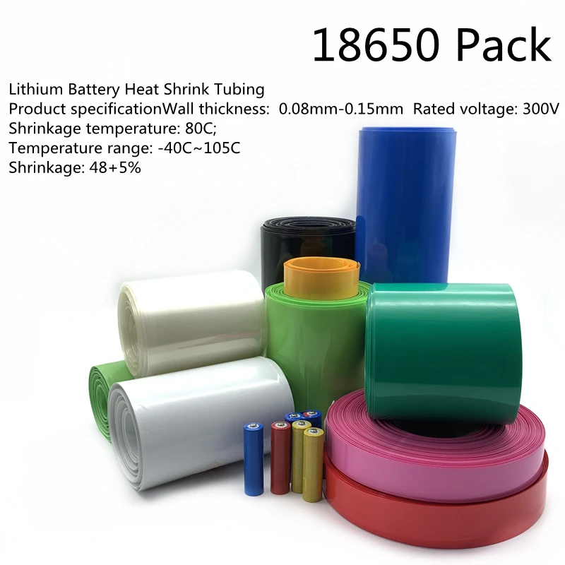 Pvc Heat Shrink Tube Pack Heat Shrink Wrap Pvc Lithium Case Pvc