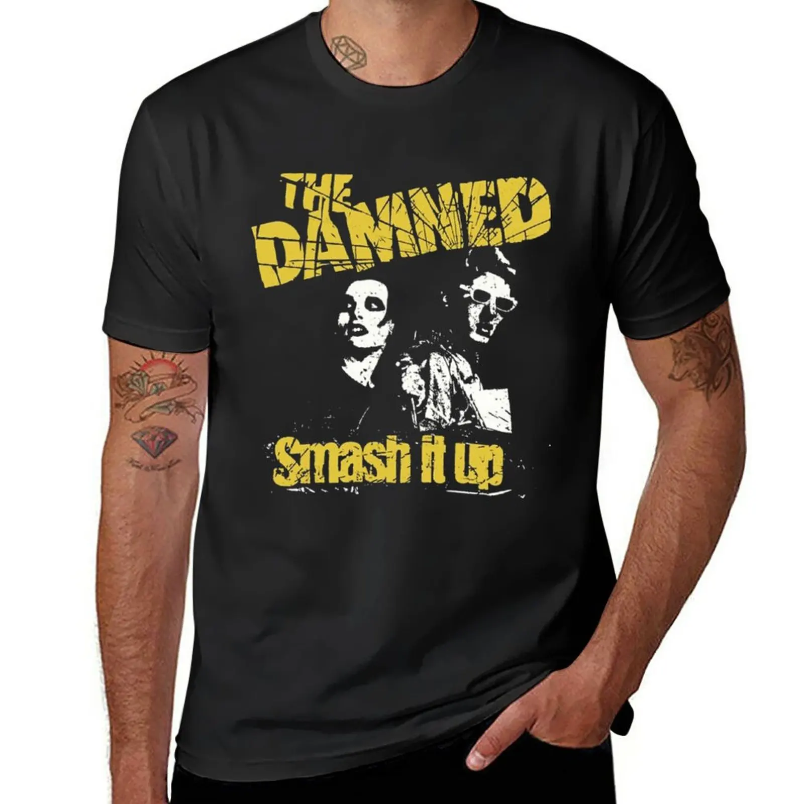 

New The Damned T-Shirt summer top Oversized t-shirt custom t shirts design your own sweat shirts mens clothes