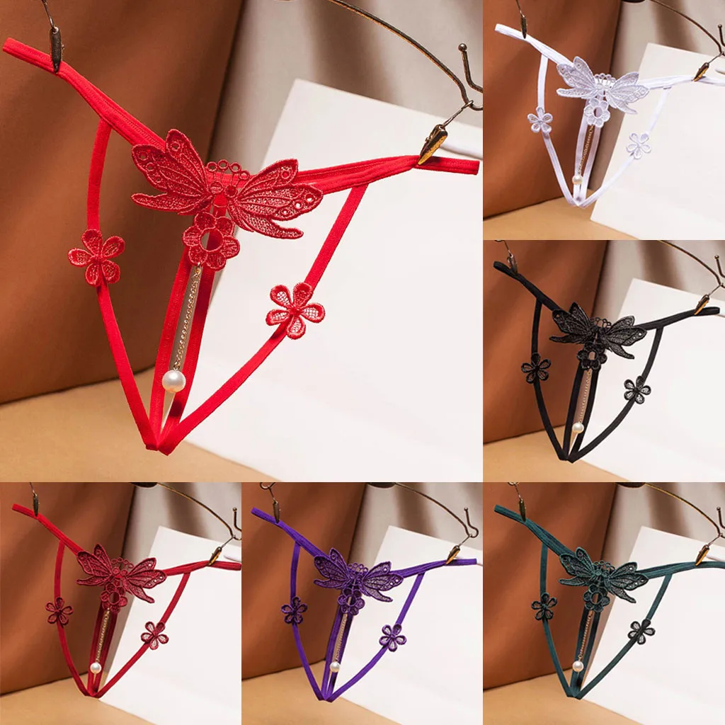 Women Thong Lace Pants Ladies Briefs Underwear women lingerie set