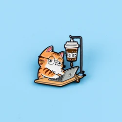Charming Cat Enamel Pin Brooch - Stylish Metal Lapel Accessory and Gift (21)