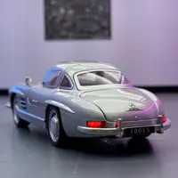 1:32 Mercedes-Benz 300SL Alloy Car Model Sound and Light Pull Back Children's Toy Collectibles Birthday gift 2