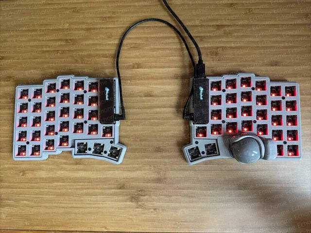keyball39、44、61 黒仕様オーダーメイド　ver.3 Keyball 39/44/61 Split Keyboard Kit with Trackball Screen