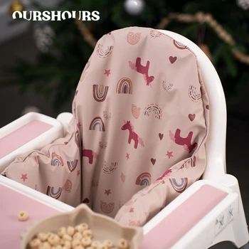 Fodera per cuscino per seggiolone Cuscino gonfiabile incorporato Accessori per seggiolone facili da pulire per sedersi al bambino più confortevoli