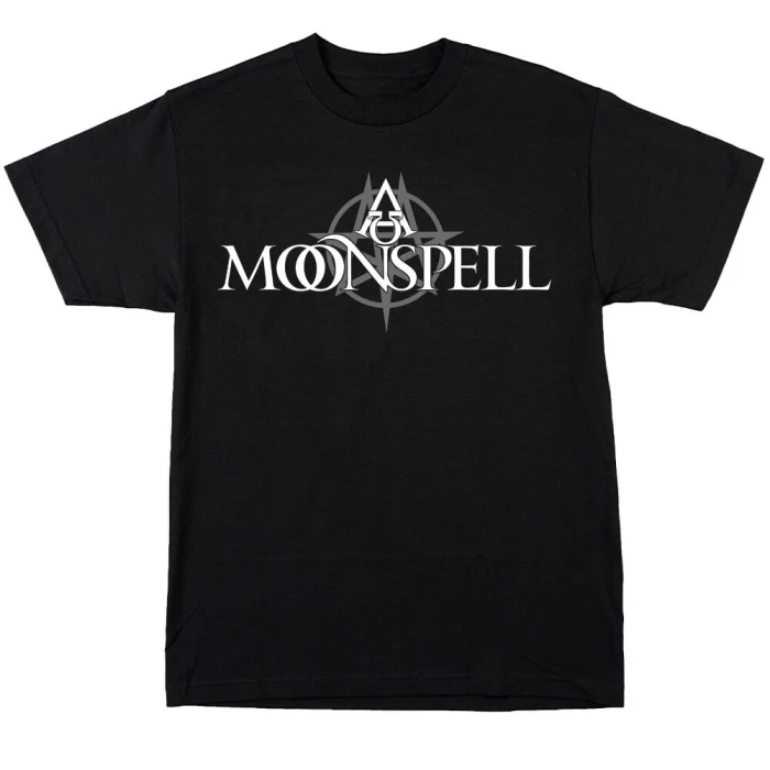 MOONSPELL Logo Band T-Shirt Baumwolle Grafik-T-Shirt Herren Damen Sommer Streetwear