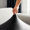 Stretch PU leather waterproof sofa cushion cover sofa seat slipcover backrest cover easy clean sofa protector for pets kids 5
