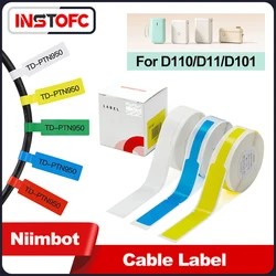 Niimbot Original Label Sticker for D11 D110 D101 Mini Label Maker Adhesive Waterproof Colorful Cable Tape Wire Classification