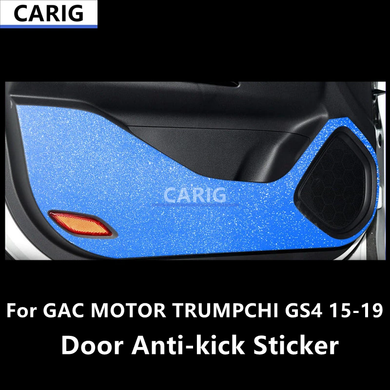 

For GAC MOTOR TRUMPCHI GS4 15-19 Door Anti-kick Sticker Modified Carbon Fiber Interior Car Film Accessories Modification