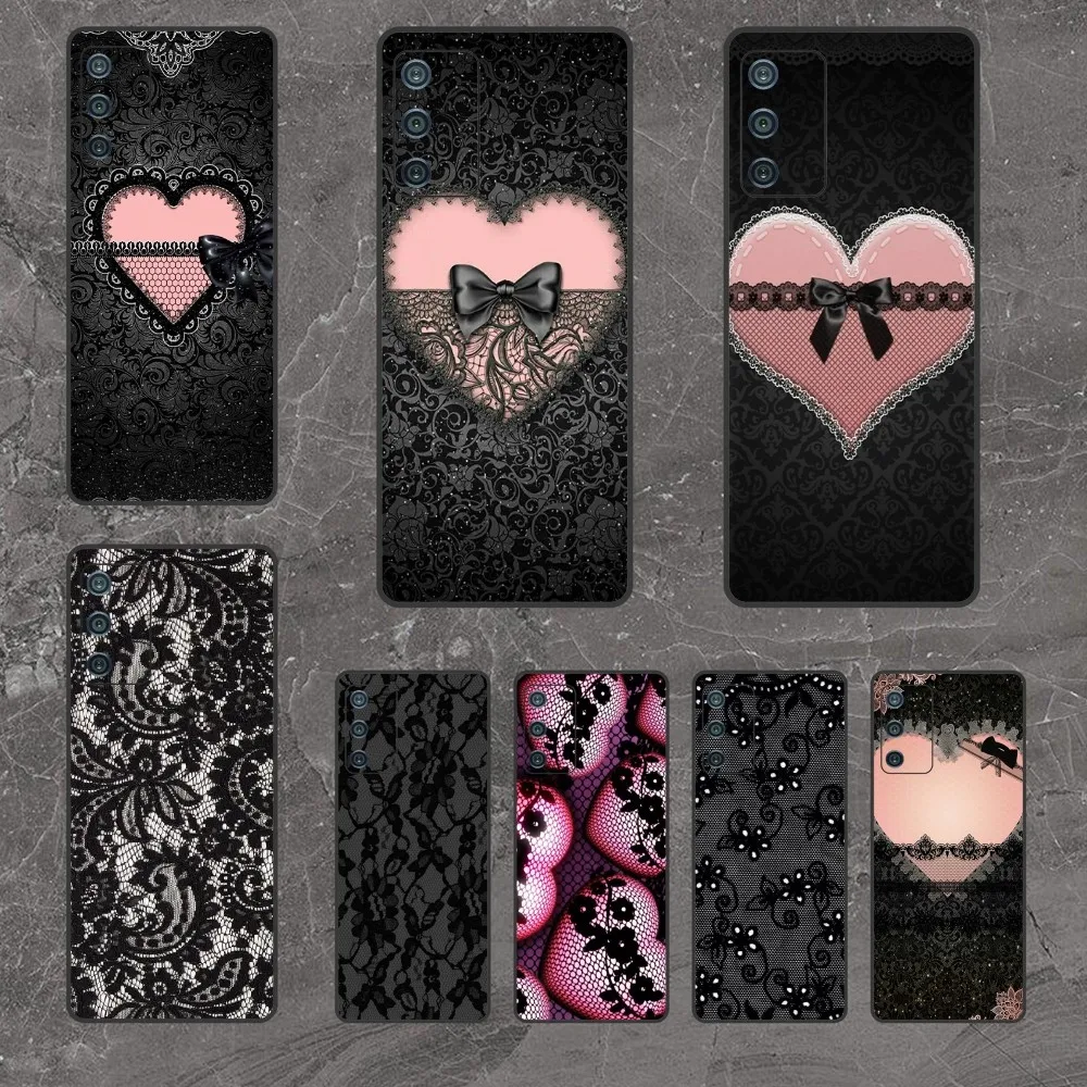 Фото Чехол для телефона с кружевными цветами Love для Samsung S22, S21, S20, S23 Ultra, S22 ULTRA 5G S22 plus, 5G S23 plus №1