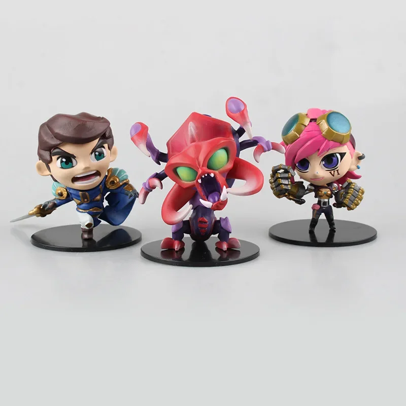 

10 см Фигурка «Лига Легенд», игра Q Version, аниме, милый персонаж, хобби, коллекционные предметы, мини-кукла, игрушки для взрослых, детский подарок