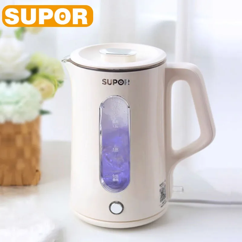 SUPOR Smart Electric Kettle 1.5L Thermal Insulation Kettle