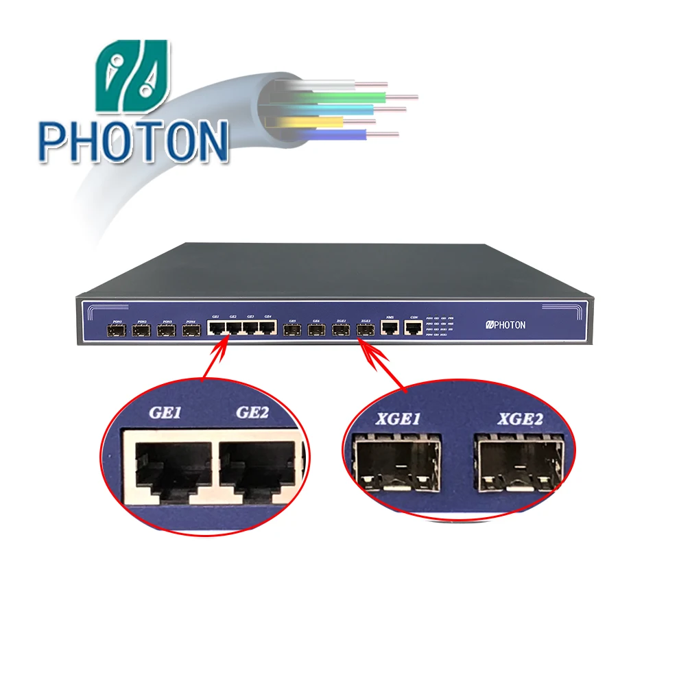 Ftth Fiber Optic Gepon L3 mini 4 ports EPON OLT PTF3004