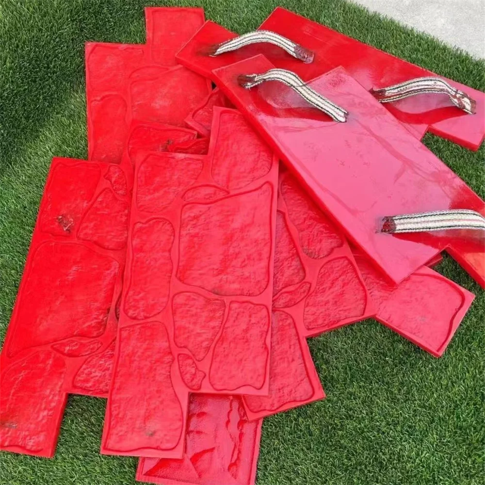 Concrete Molds Embossing Mold Art Retro Culture Stone Color Concrete Printing Mold Cement Embossing Floor Pavement Mold