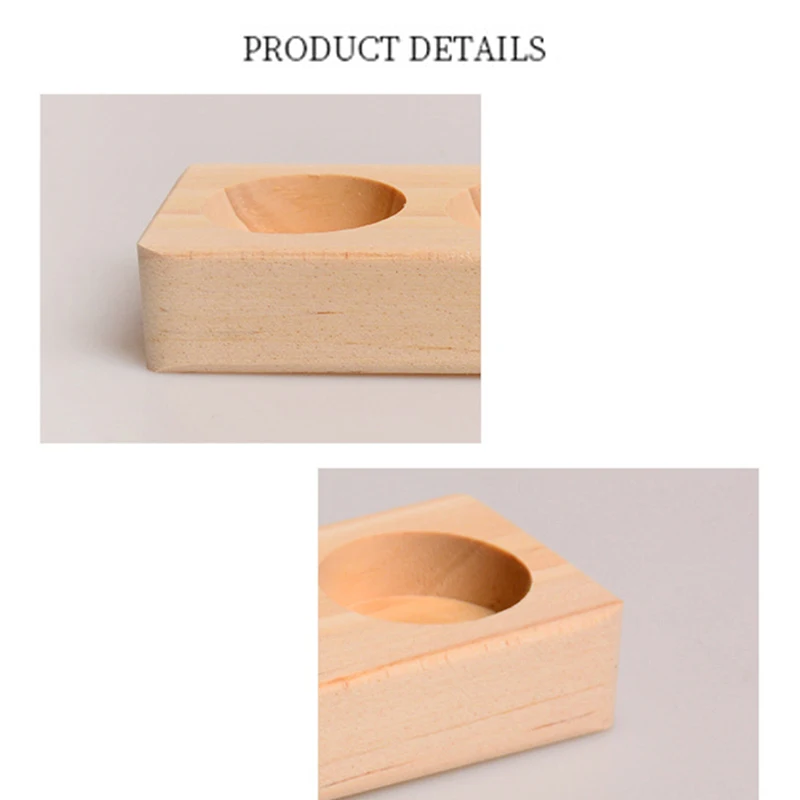 1pc Essential Oil Storage Holder Wood